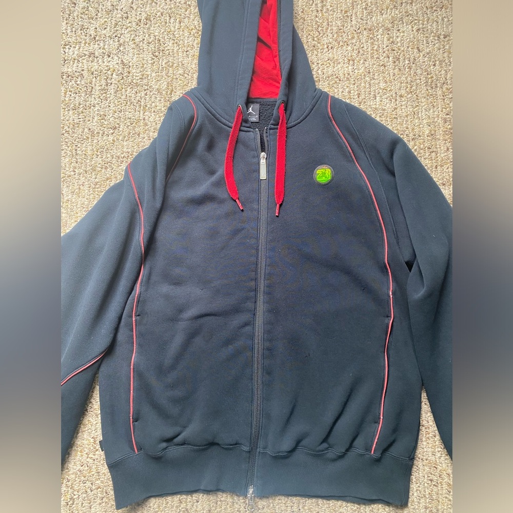 Mens Jordan zip up hoodie sweatshirt M